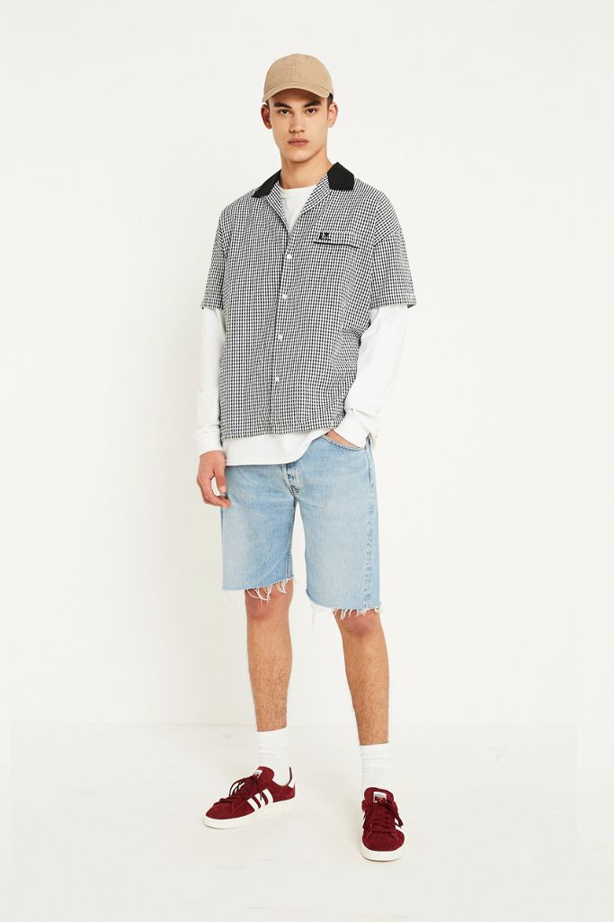 Loom Gingham Bowling Shirt Urban Outfitters UK