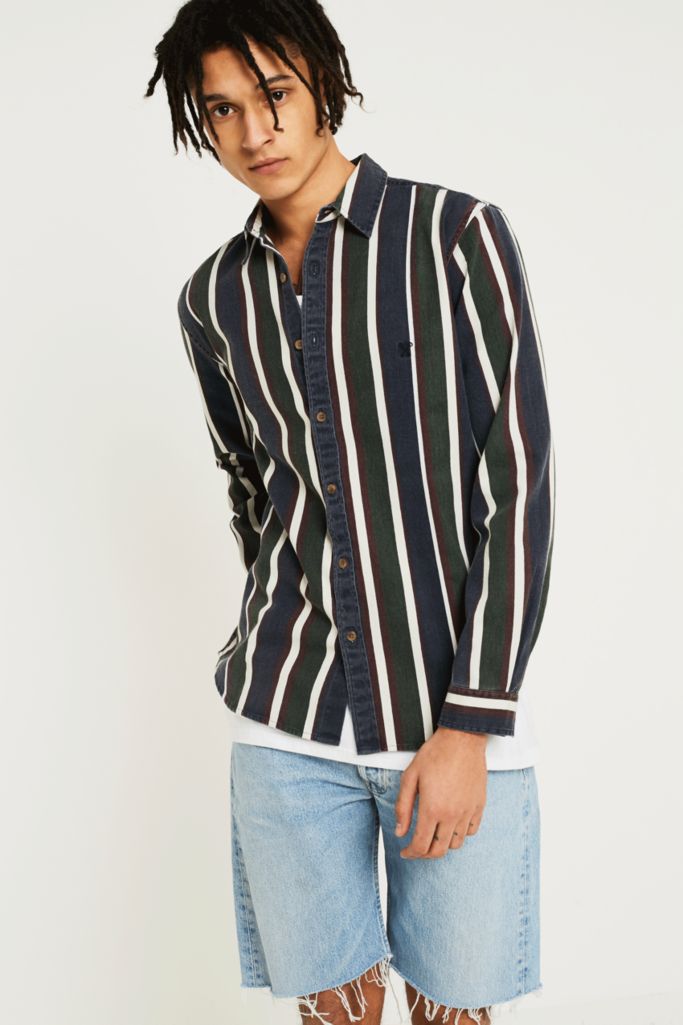 UO Sports Stripe Long-Sleeve Shirt | Urban Outfitters UK