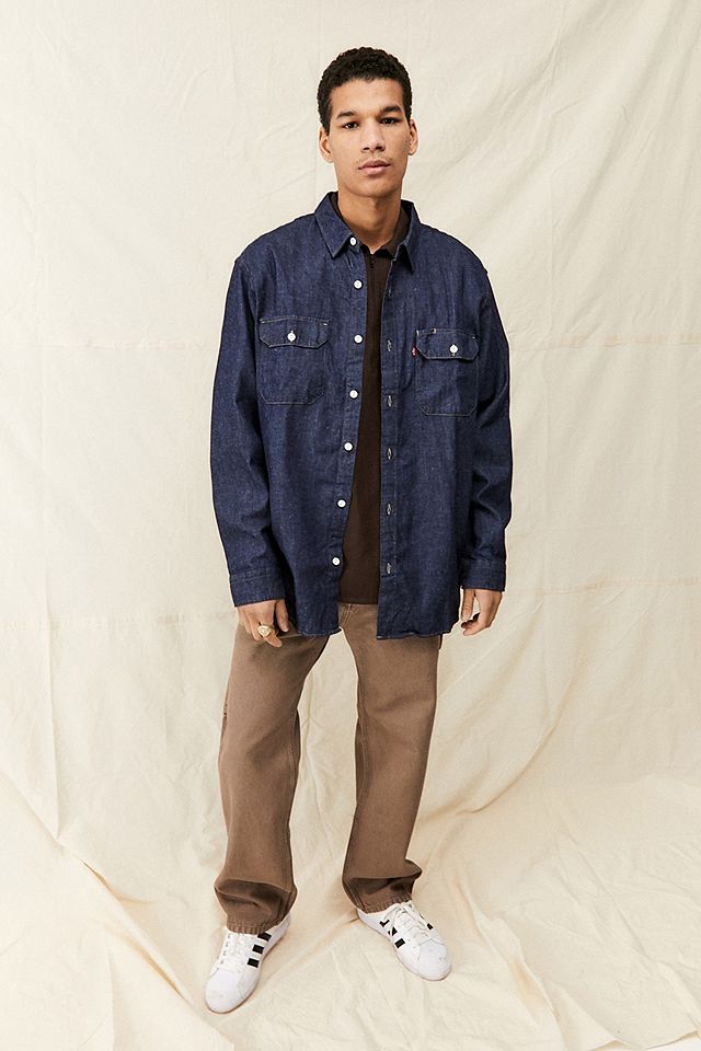 Levi's Indigo Jackson Worker Shirt | Urban Outfitters UK