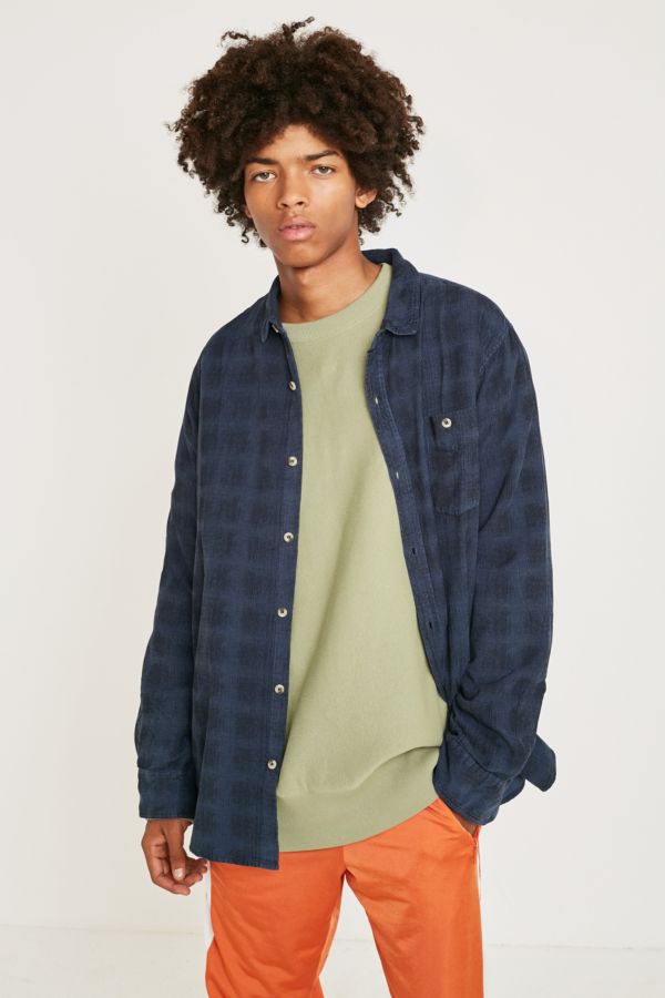 Rolla's Men at Work Blue Corduroy Shirt | Urban Outfitters UK