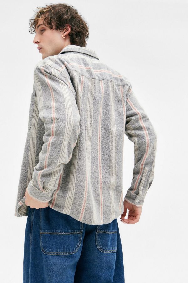 Slide View: 4: BDG Brushed Stripe Shirt