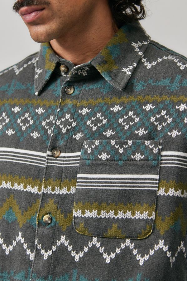 Slide View: 4: Ayker Printed Flannel Shirt