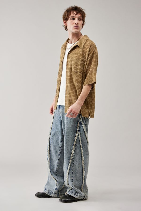 Slide View: 2: UO Window Check Shirt 