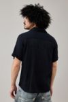 Thumbnail View 4: BDG Solid Black Gauze Shirt