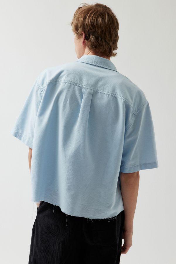 Slide View: 4: UO Cropped Oxford Shirt