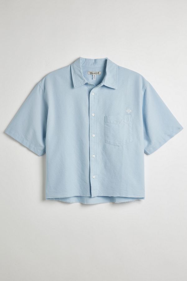 Slide View: 5: UO Cropped Oxford Shirt