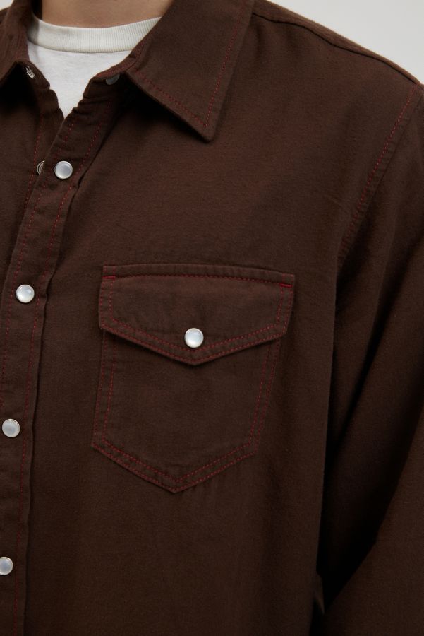 Slide View: 4: Chemise courte western BDG