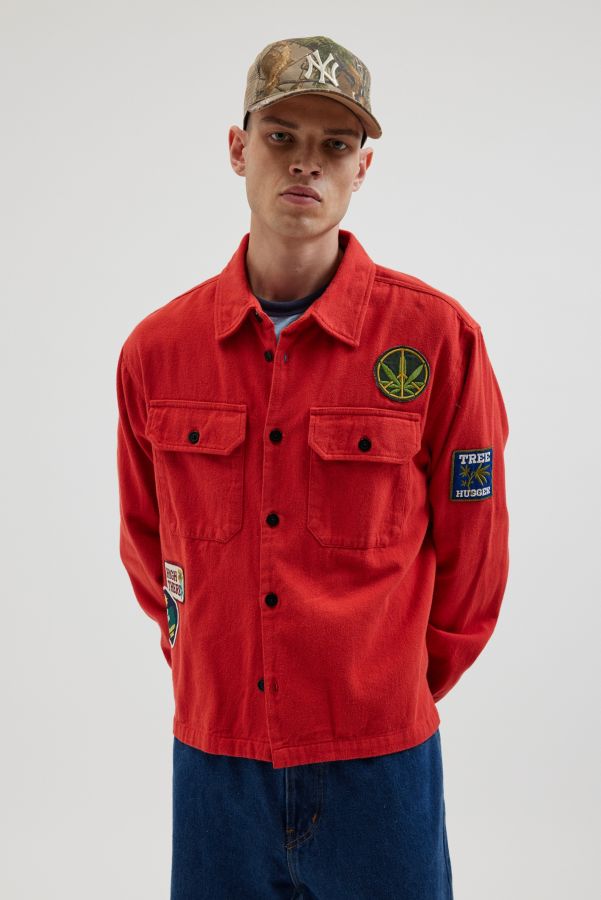 Slide View: 1: BDG Campfire Badge Overshirt