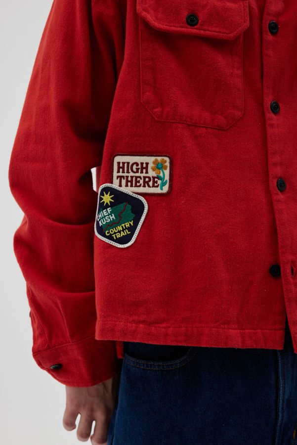 Slide View: 3: BDG Campfire Badge Overshirt