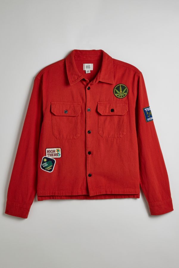 Slide View: 5: BDG Campfire Badge Overshirt