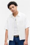 Thumbnail View 1: Chemise Oxford Blanche Arlo Crop BDG
