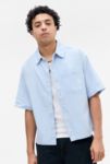 Thumbnail View 1: BDG Light Blue Arlo Crop Oxford Shirt