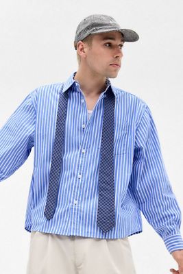 Loom Blaues Nolan Business-Streifenhemd