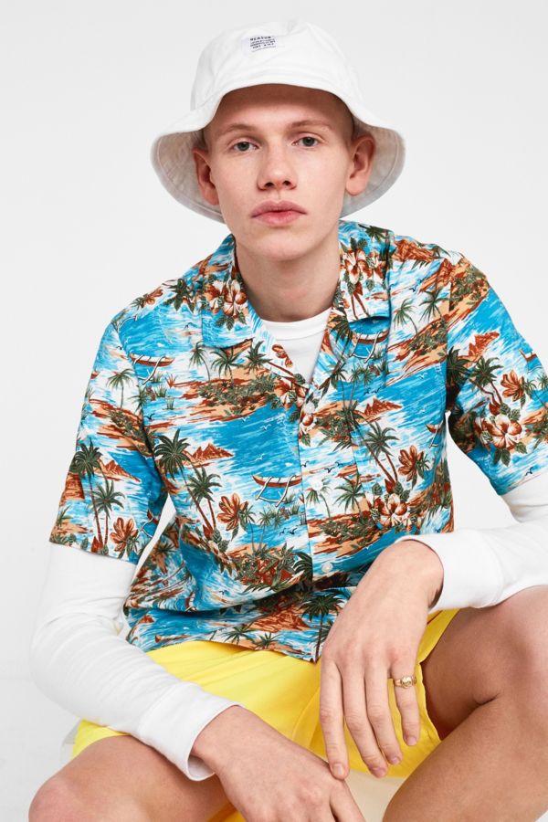 Dickies Blossvale Ocean Print Shirt | Urban Outfitters UK