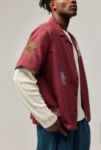 Thumbnail View 4: Ayker Burgundy Slub Embroidered T-Shirt