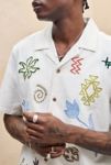 Thumbnail View 2: UO White Ray Embroidered Slub Shirt