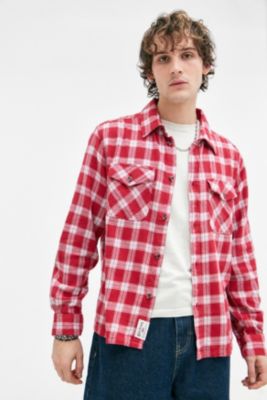 BDG Red & White Check Shirt