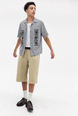 BDG Black Khari Gingham Shirt
