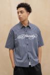 Thumbnail View 1: Ed Hardy UO Exclusive Western Check Short Sleeve Shirt