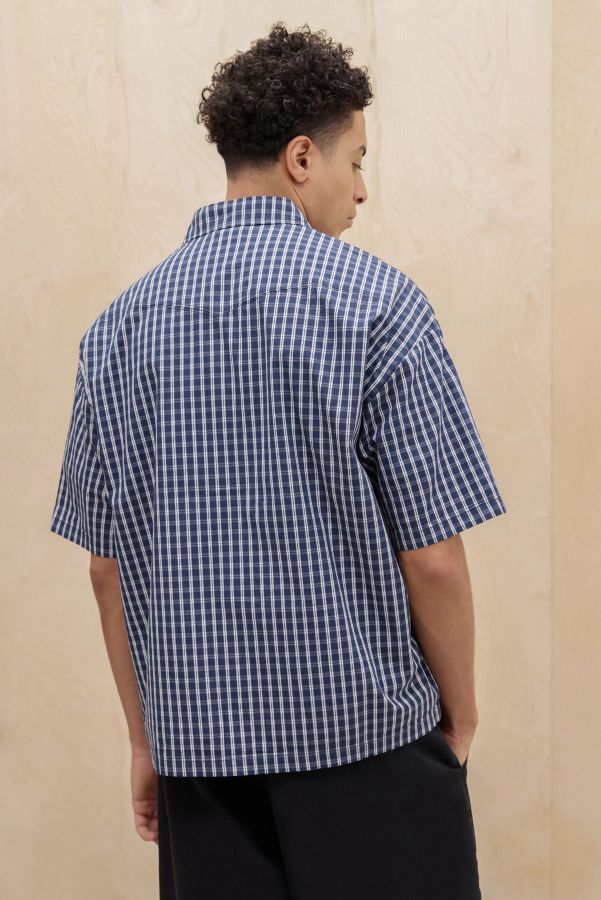 Slide View: 4: Ed Hardy UO Exclusive Western Check Short Sleeve Shirt