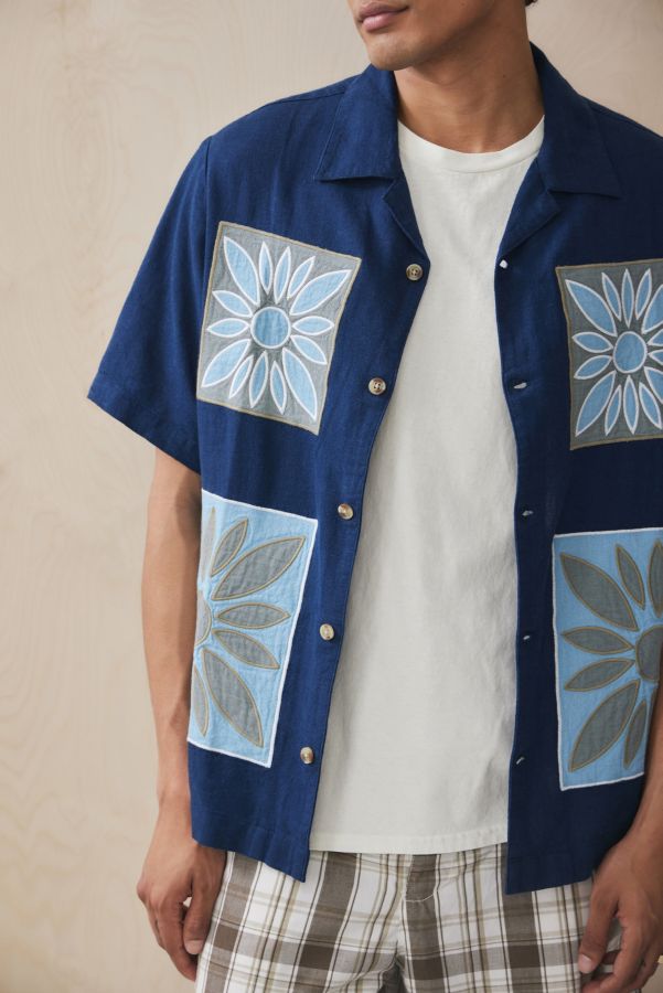 Slide View: 3: UO Embroidered Patch Shirt