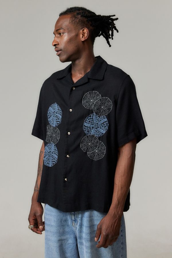 Slide View: 1: Loom Embroidered Shirt