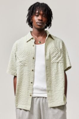 BDG Check Seersucker Shirt