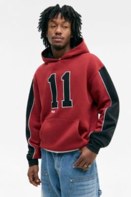 Fila Rot Chin 11 Kapuzenpullover