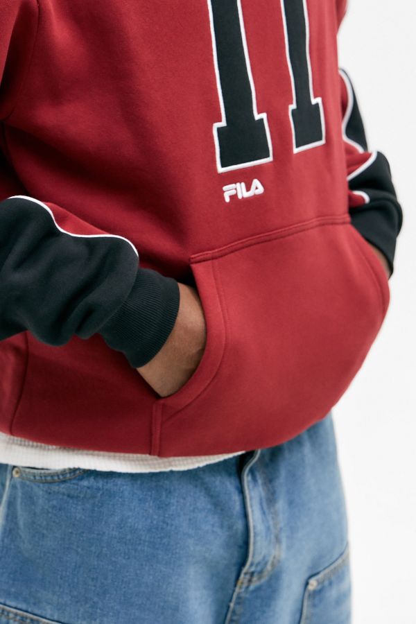 Slide View: 3: Fila Rot Chin 11 Kapuzenpullover