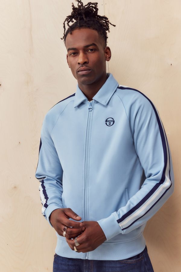 Slide View: 1: Sergio Tacchini Himmelblau Renshaw Trainingsanzug Jacke