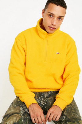 yellow tommy fleece