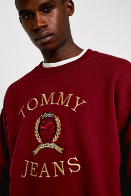 tommy jeans crest 6.0 crewneck