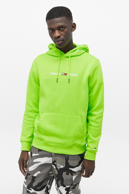 tommy jeans green hoodie