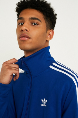 adidas Beckenbauer Royal Blue Track Jacket | Urban Outfitters UK