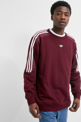 adidas maroon crewneck