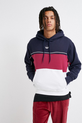 adidas colour block hoodie