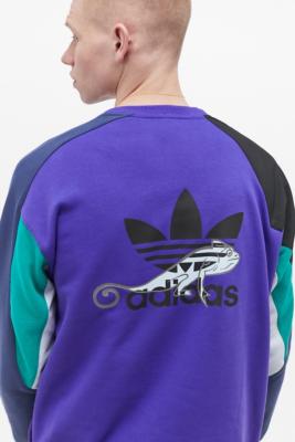 adidas purple crew neck