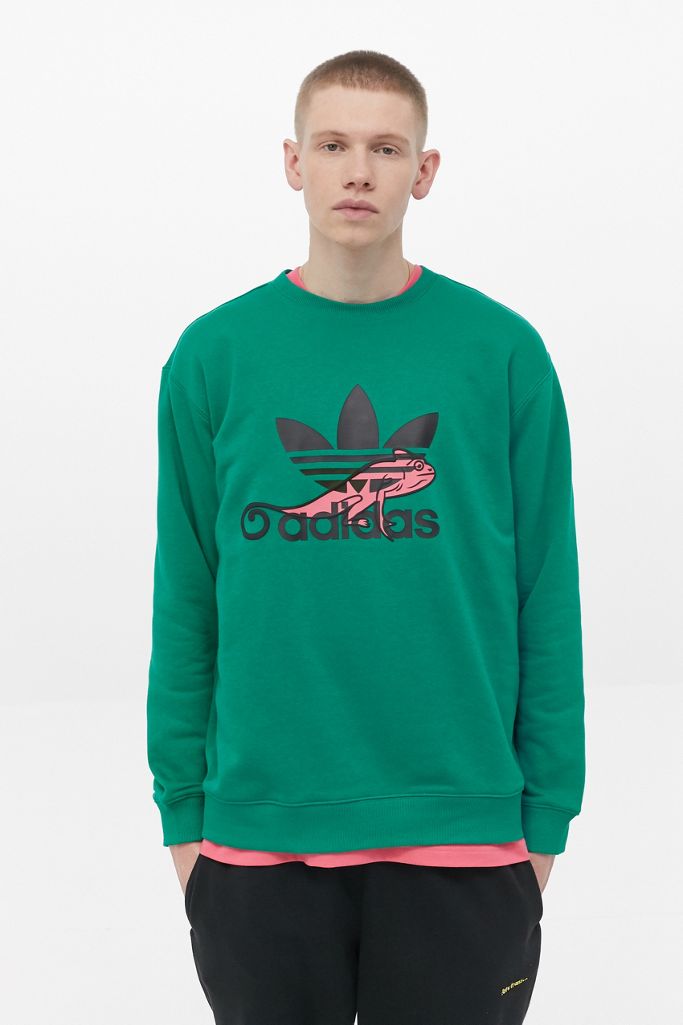 adidas Originals Chameleon Trefoil Logo Crew Neck Sweatshirt Urban