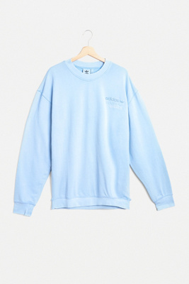 baby blue adidas crew neck