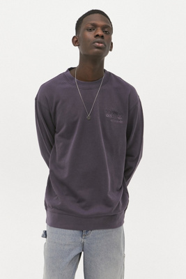 adidas purple crew neck