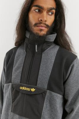 adidas originals half zip hoodie
