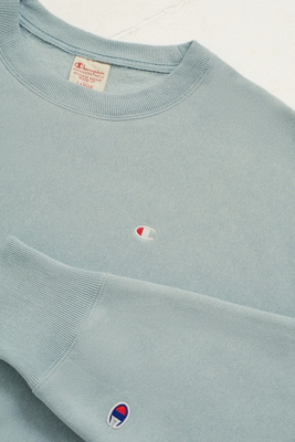 dusty blue champion hoodie