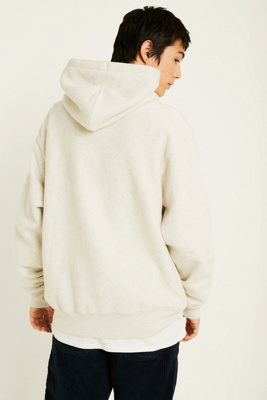 champion x uo ecru pullover hoodie