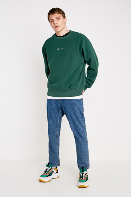 hunter green crew neck sweatshirt