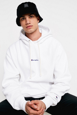 small white champion hoodie