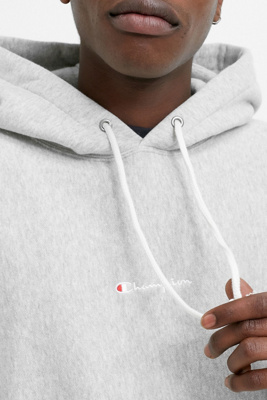 champion grey marl hoodie