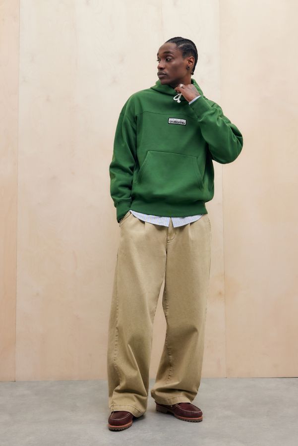 Slide View: 1: Champion UO Exclusive Green Retro Hoodie