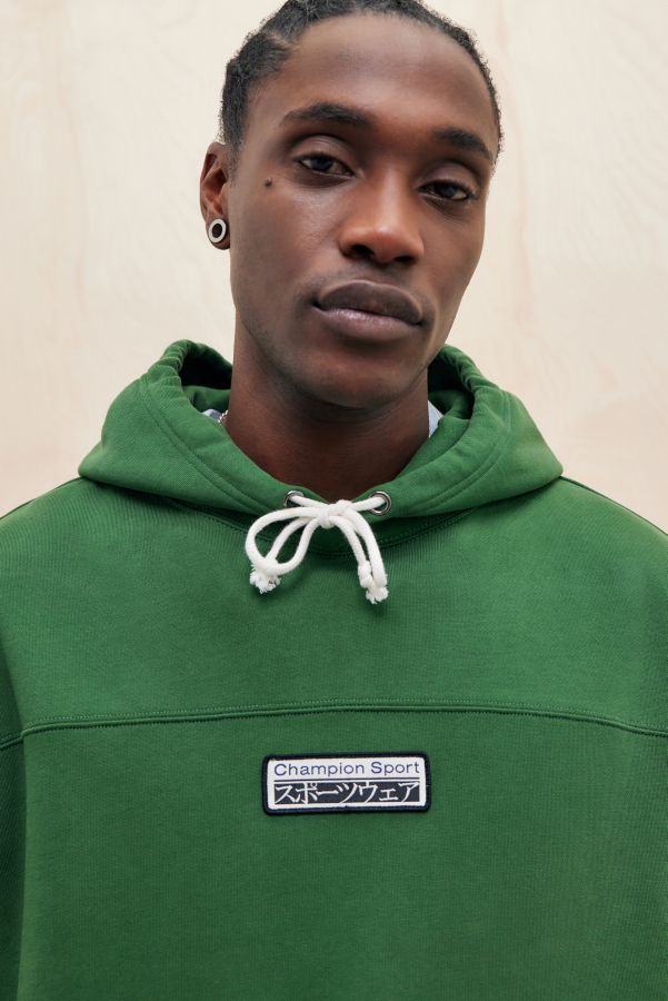 Slide View: 2: Champion UO Exclusive Green Retro Hoodie