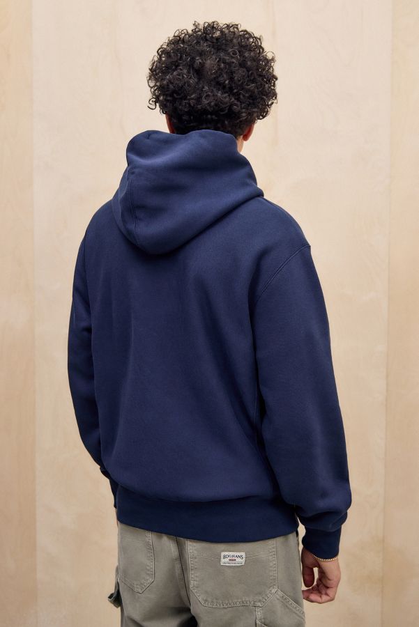 Slide View: 3: Champion Navy Reverse Weave Hoodie