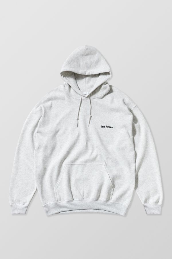 Vista diapositiva: 7: iets frans... Light Grey Hoodie